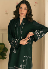 WINTER-2PIECE DHANAK EMBROIDERED SHIRT WITH DHANAK EMB TROUSER-15144