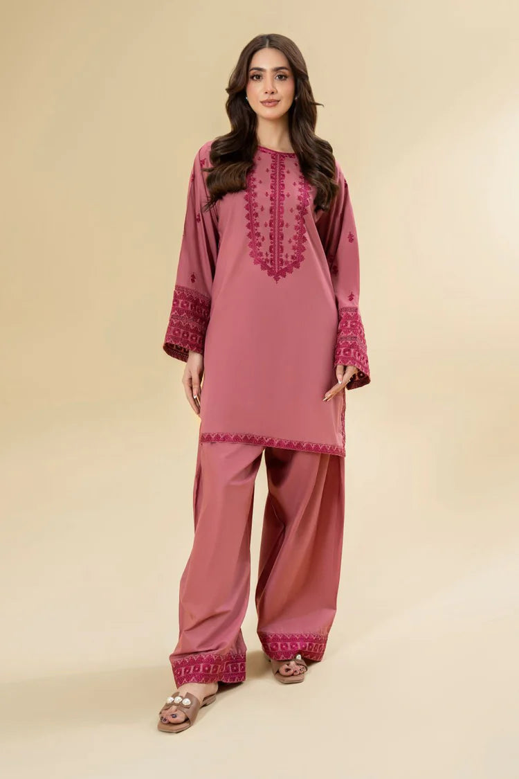 WINTER-2PC KHADDAR EMBROIDRED SHIRT WITH KHADDAR EMB TROUSER-127