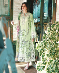 WINTER-3PC DHANAK EMBROIDERED SHIRT WOOL PRINTED SHAWL AND TROUSER-5083
