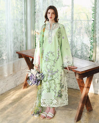 WINTER-3PC DHANAK EMBROIDERED SHIRT WOOL PRINTED SHAWL AND TROUSER-5083