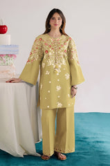 SUMMER-2PC LAWN EMBROIDERED SHIRT WITH TROUSER-305