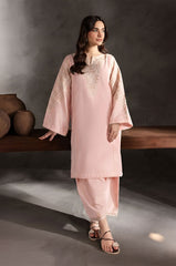 SUMMER-2PC LAWN EMBROIDERED SHIRT WITH LAWN TROUSER-287