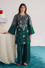 SUMMER-2PC LAWN EMBROIDERED SHIRT WITH TROUSER-304