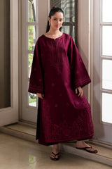 WINTER-2PIECE DHANAK EMBROIDERED SHIRT WITH DHANAK EMB TROUSER-15131