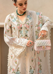 SUMMER- 3PC LAWN EMBROIDERED WITH CHIFFON EMBROIDERED DUPATTA -3586