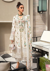 SUMMER- 3PC LAWN EMBROIDERED WITH CHIFFON EMBROIDERED DUPATTA -3586