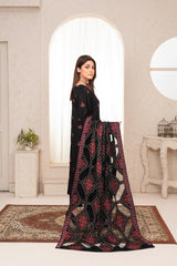 WINTER-3PC DHANAK EMBROIDERED SHIRT WITH HEAVY CUTWORK EMBROIDERED DHANAK SHAWL AND TROUSER -002