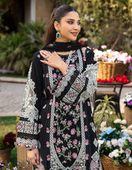 SUMMER-3PC LAWN HEAVY EMBROIDERED SHIRT WITH CHIFFON PRINTED DUPATTA AND TROUSER-4723