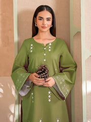 SUMMER-2PC LAWN EMBROIDERED SHIRT WITH LAWN TROUSER-29