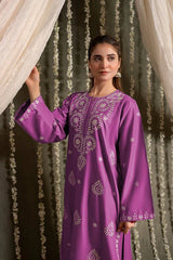 SUMMER-2PC LAWN EMBROIDERED SHIRT WITH LAWN TROUSER-273