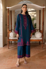 SUMMER-2PC SEQUIN LAWN EMBROIDERED SHIRT WITH SEQUIN LAWN EMBROIDERED TROUSER-3461