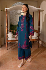 SUMMER-2PC SEQUIN LAWN EMBROIDERED SHIRT WITH SEQUIN LAWN EMBROIDERED TROUSER-3461