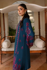 SUMMER-2PC SEQUIN LAWN EMBROIDERED SHIRT WITH SEQUIN LAWN EMBROIDERED TROUSER-3461