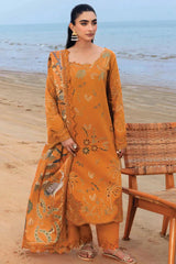 RANG RASIYA-3PC LAWN EMBROIDERED SHIRT WITH CHIFFON PRINTED DUPATTA AND TROUSER -4556