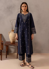 WINTER-2PC DHANAK EMBROIDERED SHIRT WITH EMBROIDERED TROUSER-15014