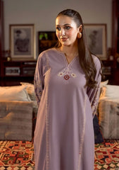 SUMMER-2PC LAWN EMBROIDERED SHIRT WITH EMB TROUSER-40