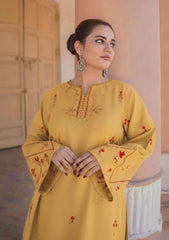 SUMMER-2PC LAWN SEQUIN EMBROIDERED SHIRT WITH EMB TROUSER-1052