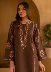 SUMMER-2PC LAWN EMBROIDERED SHIRT WITH EMB TROUSER-42