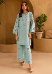 SUMMER-2PC SEQUIN LAWN EMBROIDERED SHIRT WITH SEQUIN EMBROIDERED TROUSER-44