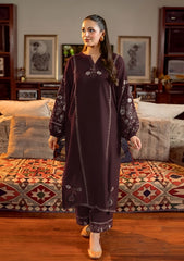 SUMMER-2PC LAWN EMBROIDERED SHIRT WITH EMB TROUSER-37