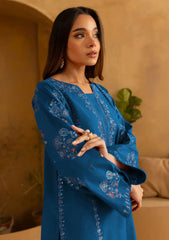 SUMMER-2PC LAWN EMBROIDERED SHIRT WITH EMB TROUSER-16