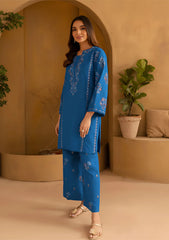 SUMMER-2PC LAWN EMBROIDERED SHIRT WITH EMB TROUSER-16