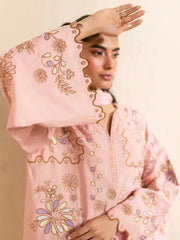 WINTER-3PC DHANAK EMBROIDERED SHIRT WITH DHANAK EMBROIDERED SHAWL AND TROUSER-BI-5298