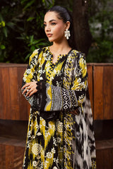 WINTER-3PC KHADDAR PRINTED SHIRT WITH KHADDAR PRINTED DUPATTA AND PRINTED TROUSER-2654