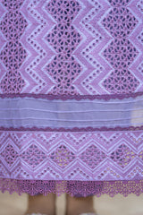SUMMER-3PC LAWN LASERCUT EMBROIDERED SHIRT WITH MOARK PRINT DUPATTA-VOL-1